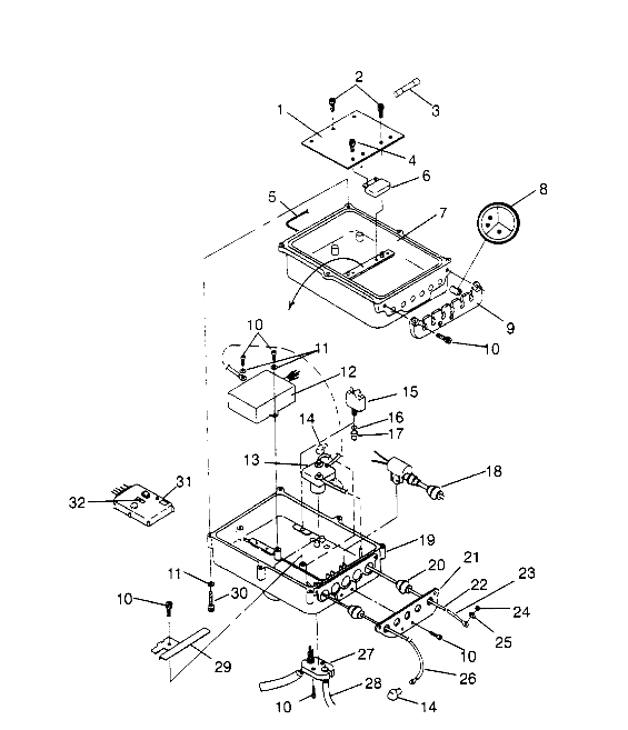 ELECTRICAL BOX SL 750 B954070 (4930523052B011)