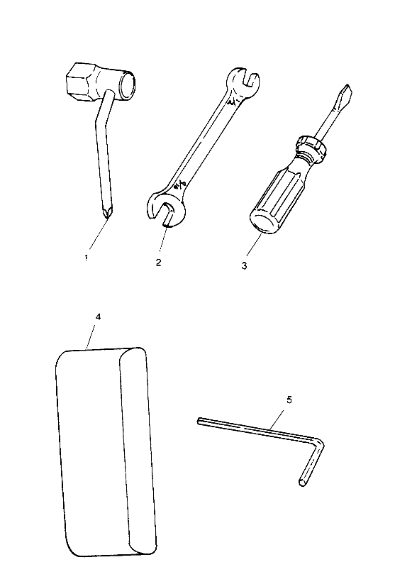 TOOL KIT ASSEMBLY  SL 750 B954070 (4930523052B012)