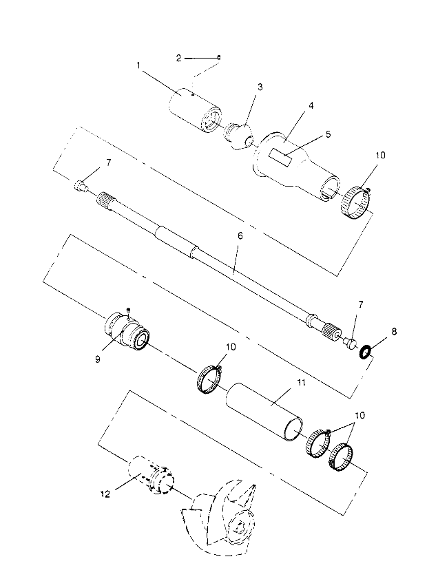 DRIVE SYSTEM  SLT 750 B954170 (4930563056B003)