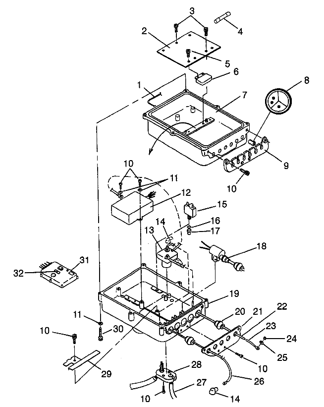 ELECTRICAL BOX SLT 750 B954170 (4930563056B011)