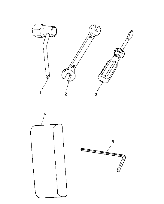 TOOL KIT ASSEMBLY  SLT 750 B954170 (4930563056B013)