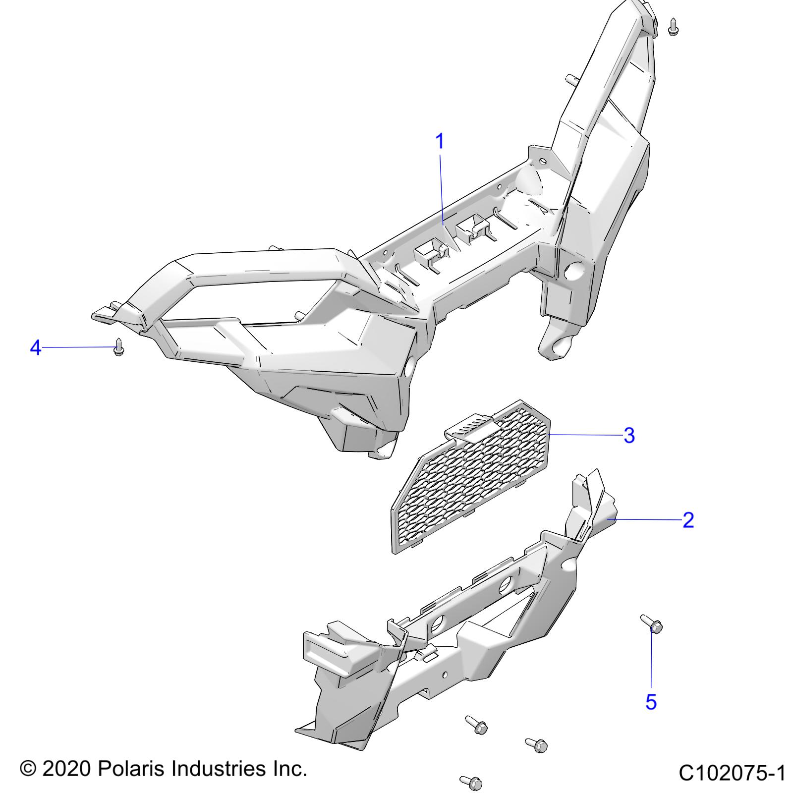 BODY, FRONT BUMPER - A25SLZ95AF (C102075-1)