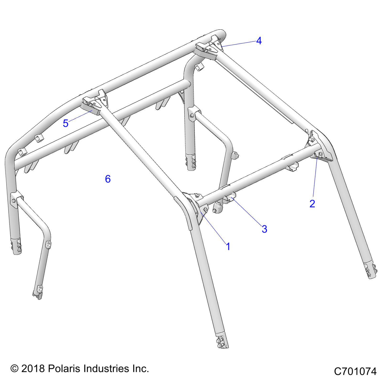 CHASSIS, CAB FRAME ACCESORIES- Z20ASS99C2/CH (C701074)