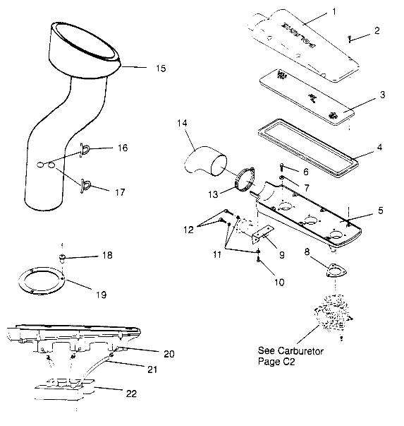 AIR VENT SL 650 STD B954358 (4932923292B006)