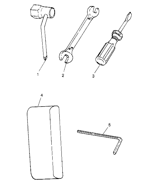 TOOL KIT SL 650 STD B954358 (4932923292B011)