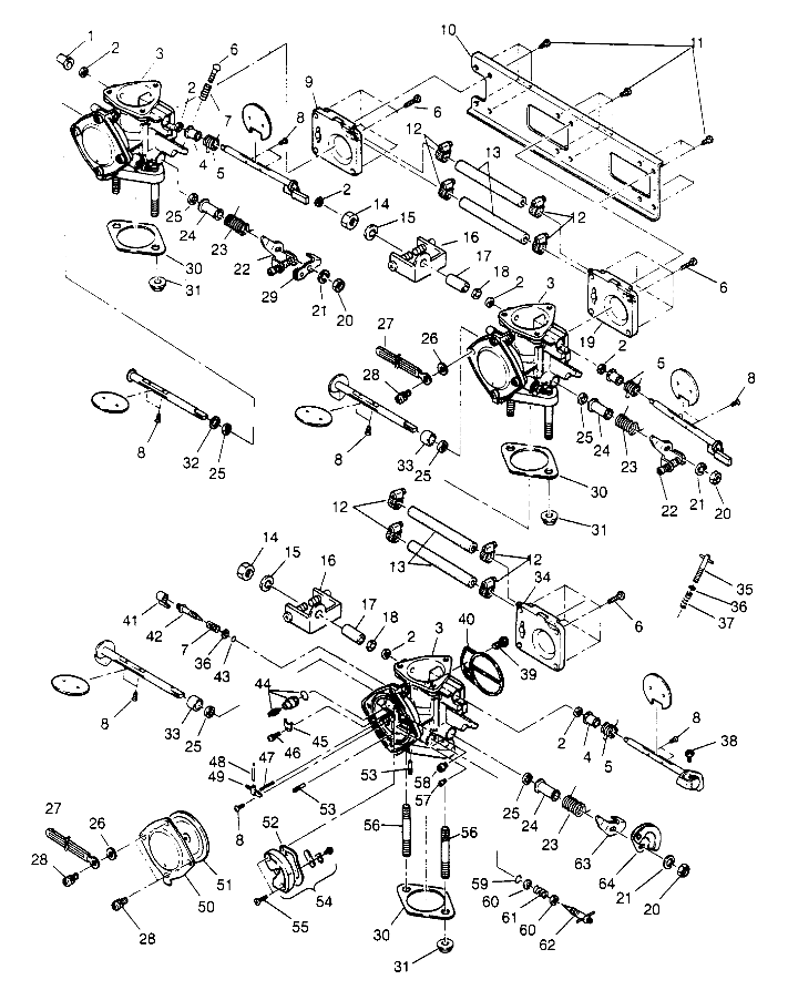 CARBURETOR SL 650 STD B954358 (4932923292C001)