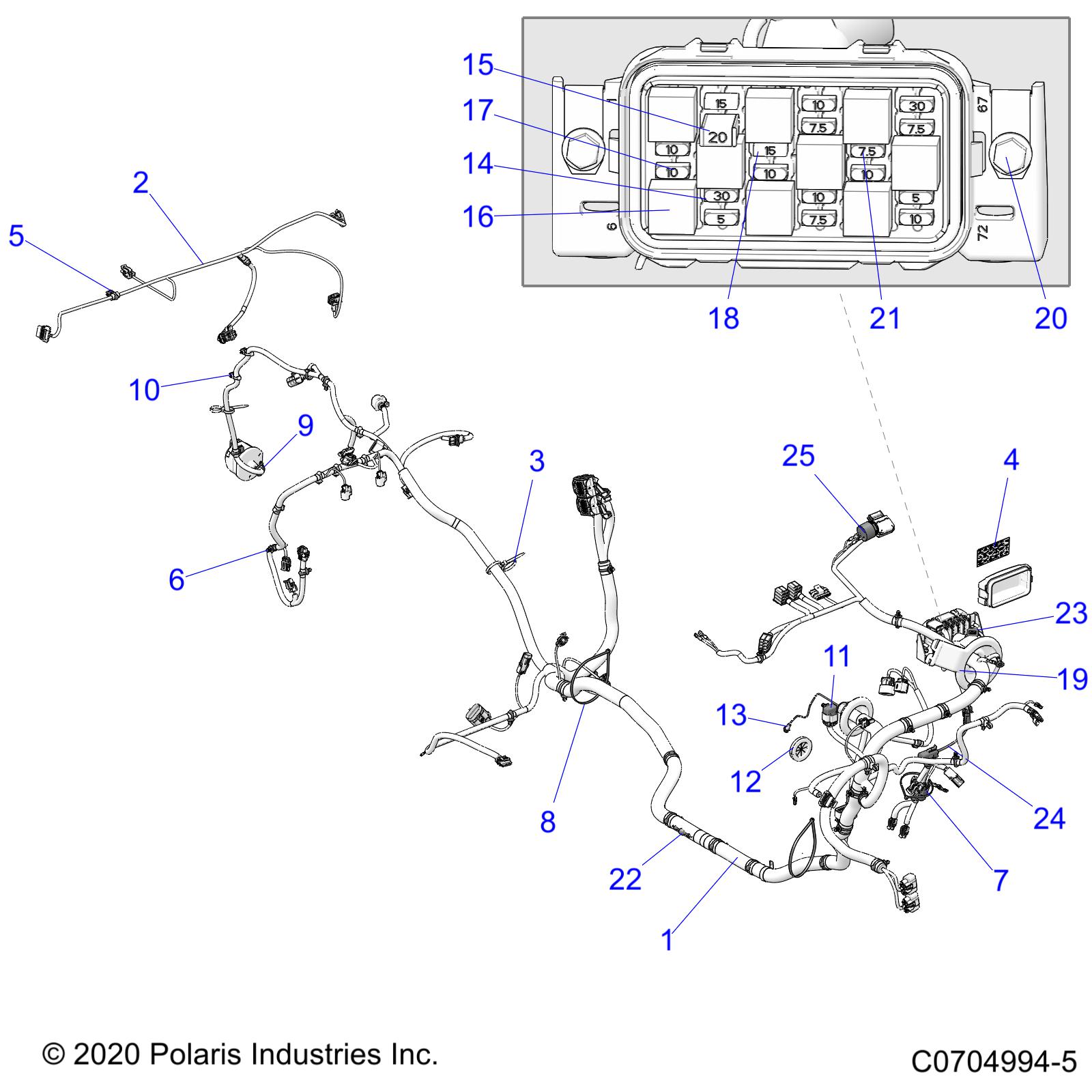 ELECTRICAL, WIRE HARNESS - Z21ASE99F5/S99C5 (C0704994-5)