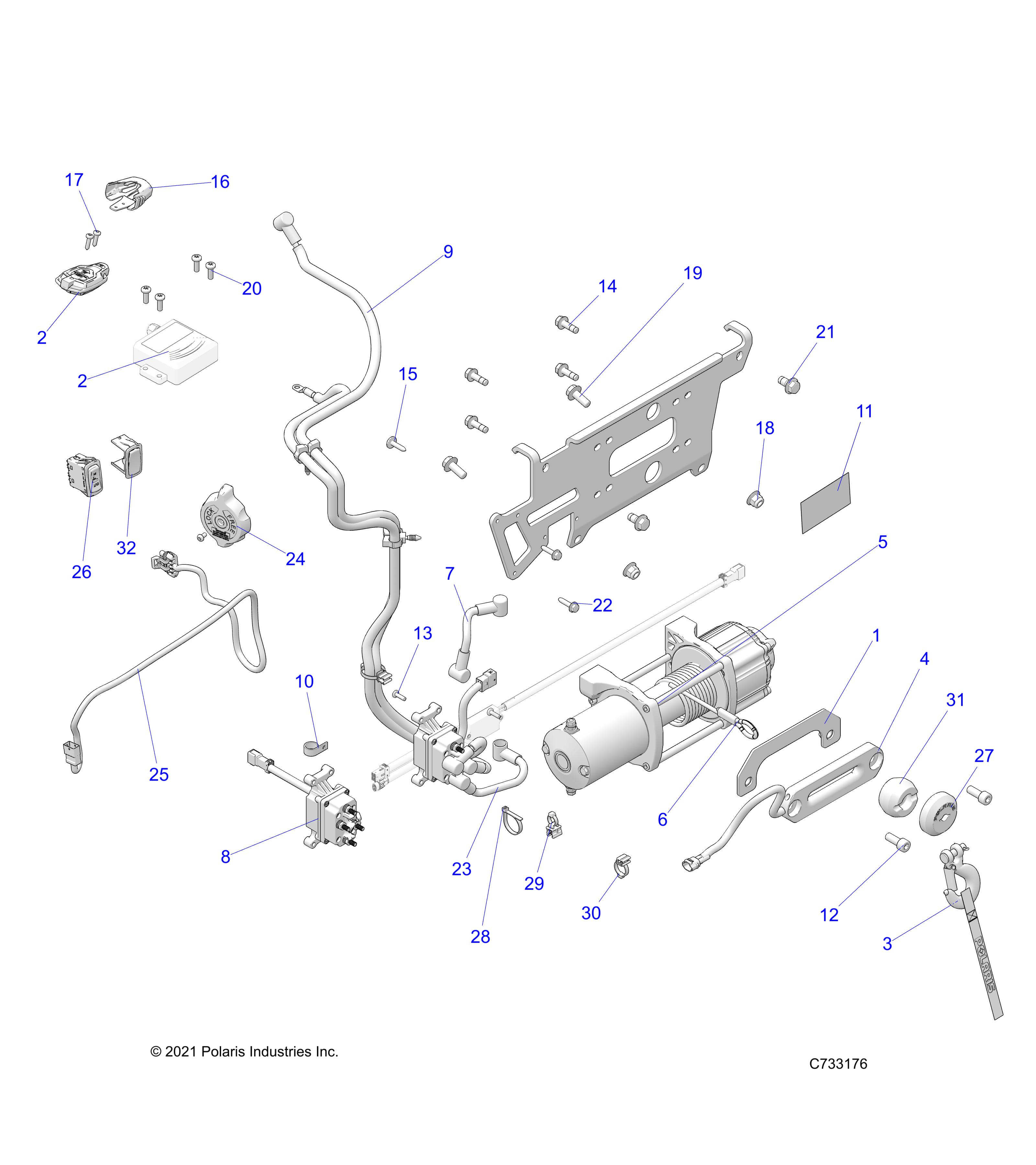 ACCESSORY, WINCH - R21RRY99A9/AC/AP/AW/B9/BC/BP/BW (C733176)