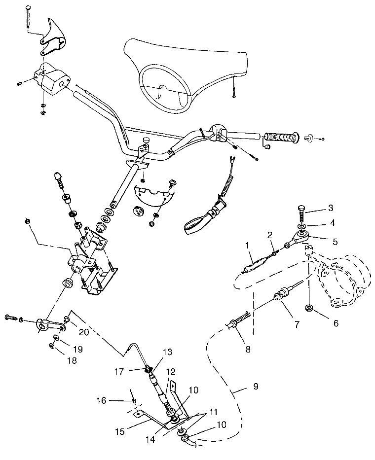 STEERING SLT 700 B964166 and Intl. SLT 700 I964166 (4933923392A013)