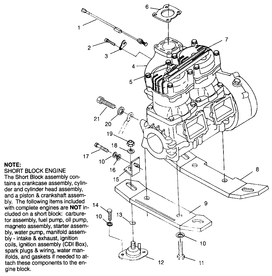 ENGINE MOUNTING SLT 700 B964166 and  Intl. SLT 700 I964166 (4933923392B001)