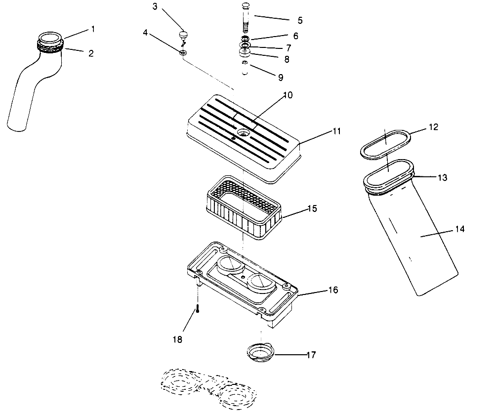 AIR VENT SLT 700 B964166 and  Intl. SLT 700 I964166 (4933923392B006)