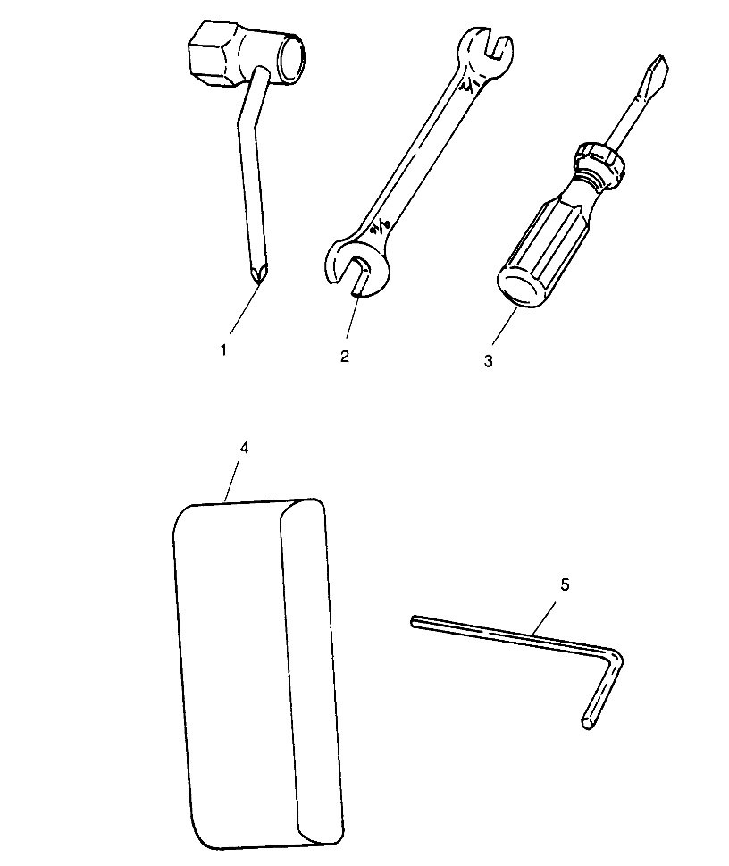 TOOL KIT ASSEMBLY  SLX 780 B954287 (4933953395B012)