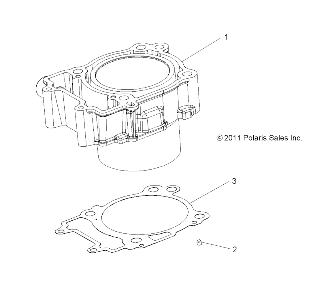 ENGINE, CYLINDER - D24M4A57B4/G57B4/U57B4/W57B4 (49RGRCYLINDER12RZR570)