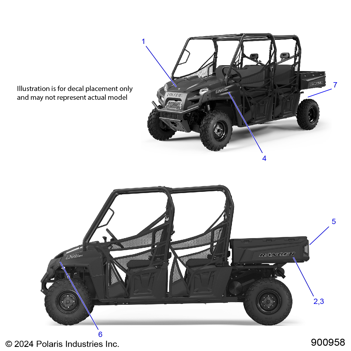 BODY, DECALS GRAPHICS - R25CDA57A1 (900958)