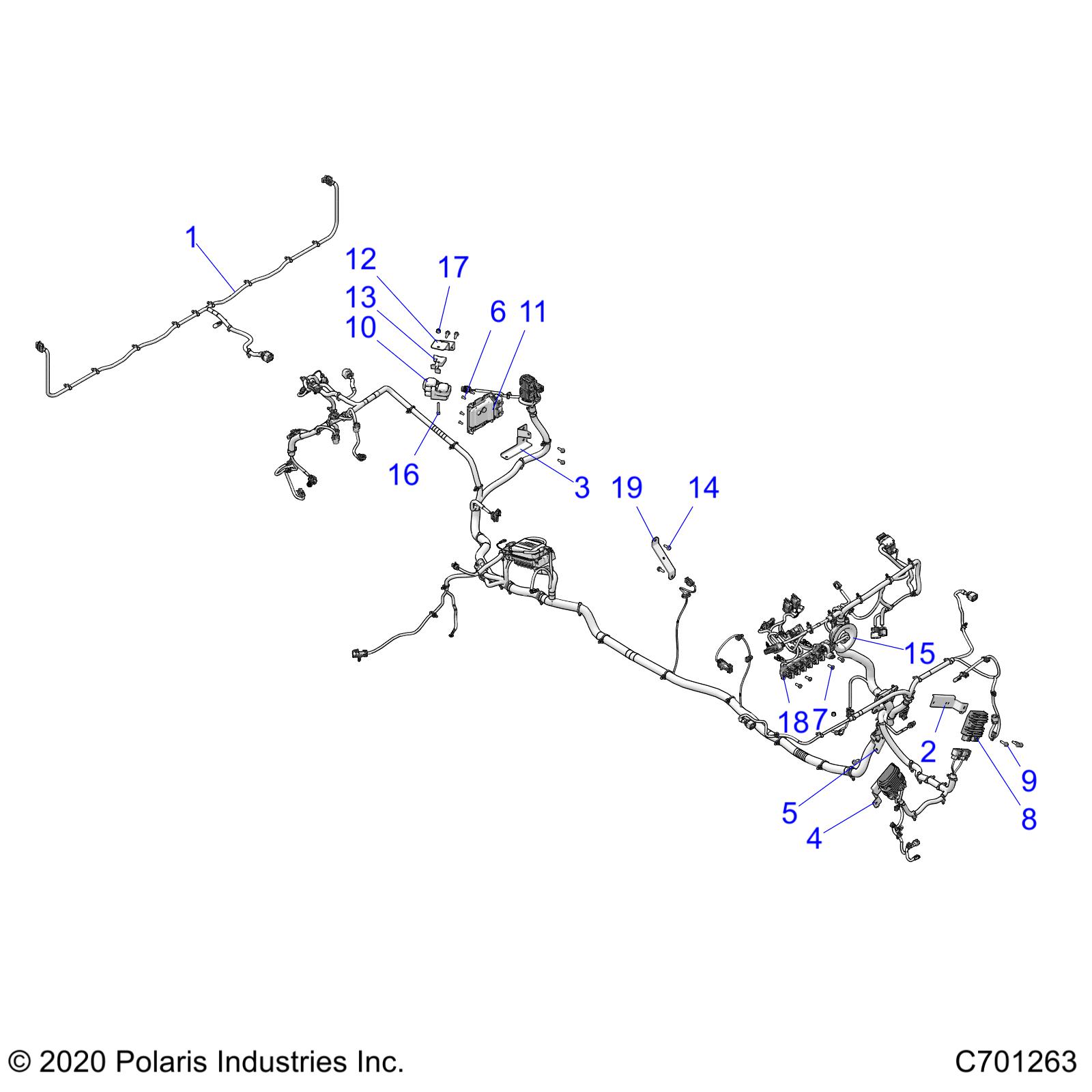 ELECTRICAL, WIRE HARNESS COMPONENTS - R21RSH99AC/BC (C701263)