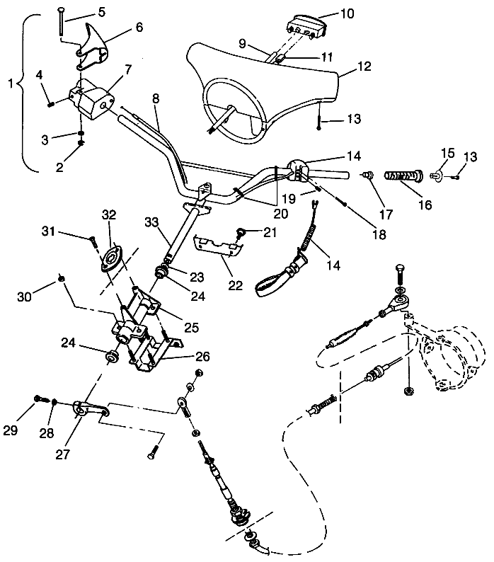 STEERING SL 780 B964087 and Intl. SL 780 I964087 (4935523552A013)