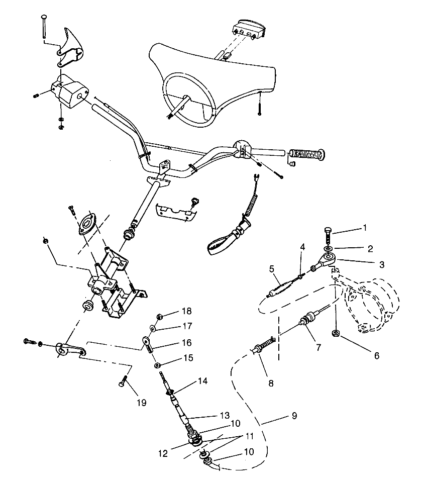 STEERING SL 780 B964087 and  Intl. SL 780 I964087 (4935523552A014)