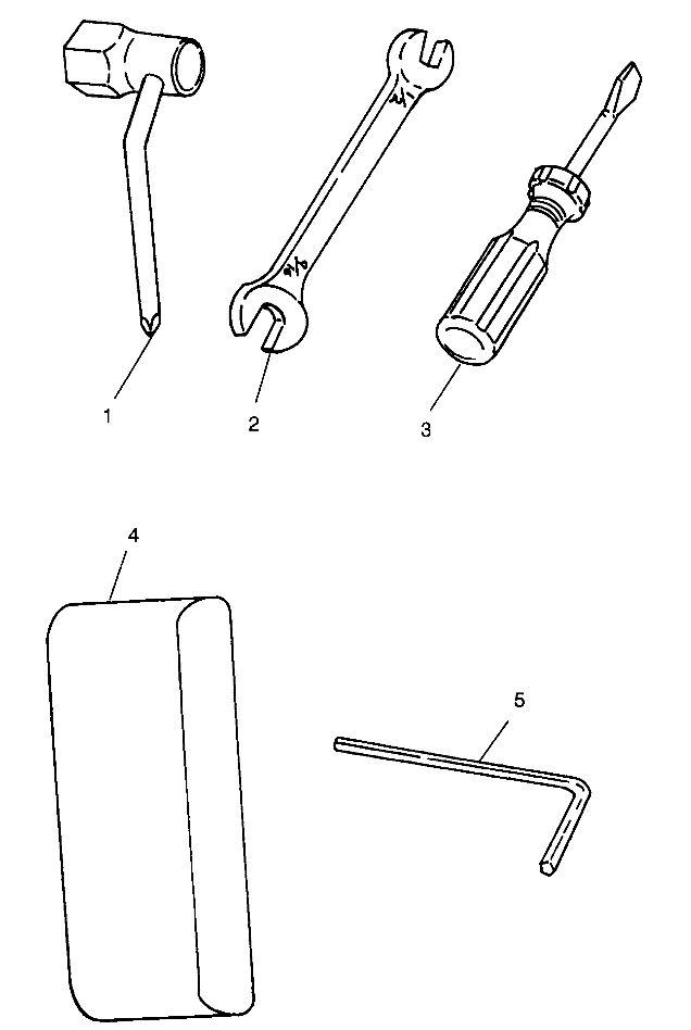 TOOL KIT SL 780 B964087 and Intl. SL 780 I964087 (4935523552B013)