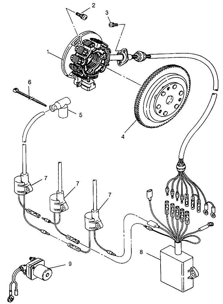 MAGNETO ASSEMBLY SL 780 B964087 and  Intl. SL 780 I964087 (4935523552C006)