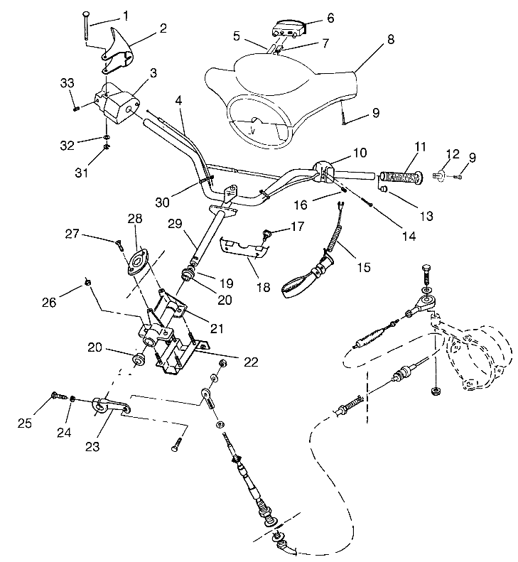 STEERING SL 900 B964291 and Intl. SL 900 I964291 (4935583558A013)