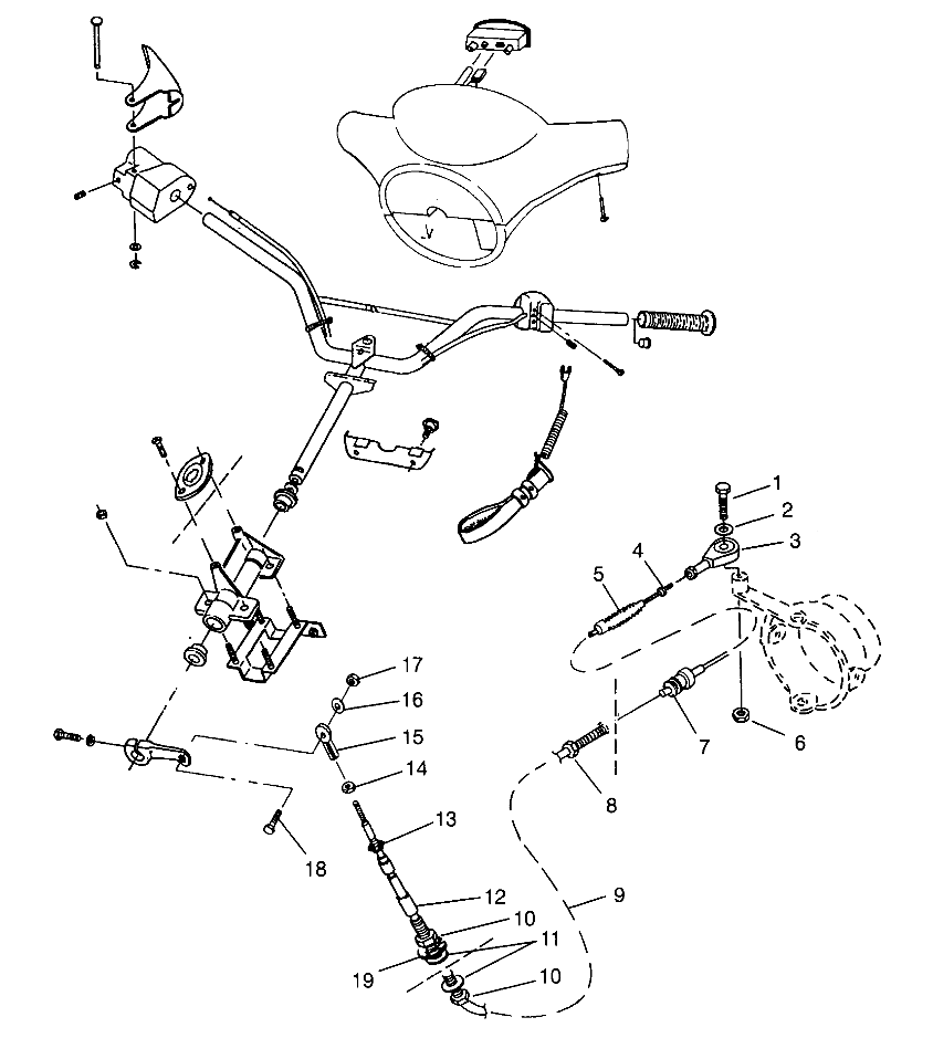 STEERING SL 900 B964291 and  Intl. SL 900 I964291 (4935583558A014)