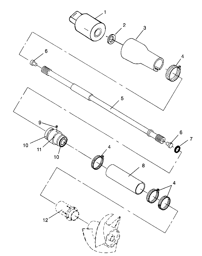 DRIVE SYSTEM SL 900 B964291 and  Intl. SL 900 I964291 (4935583558B002)