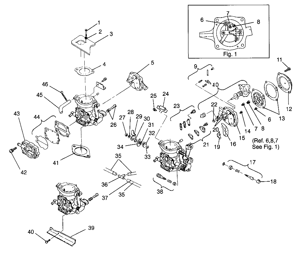 CARBURETOR SL 900 B964291 and Intl. SL 900 I964291 (4935583558C004)