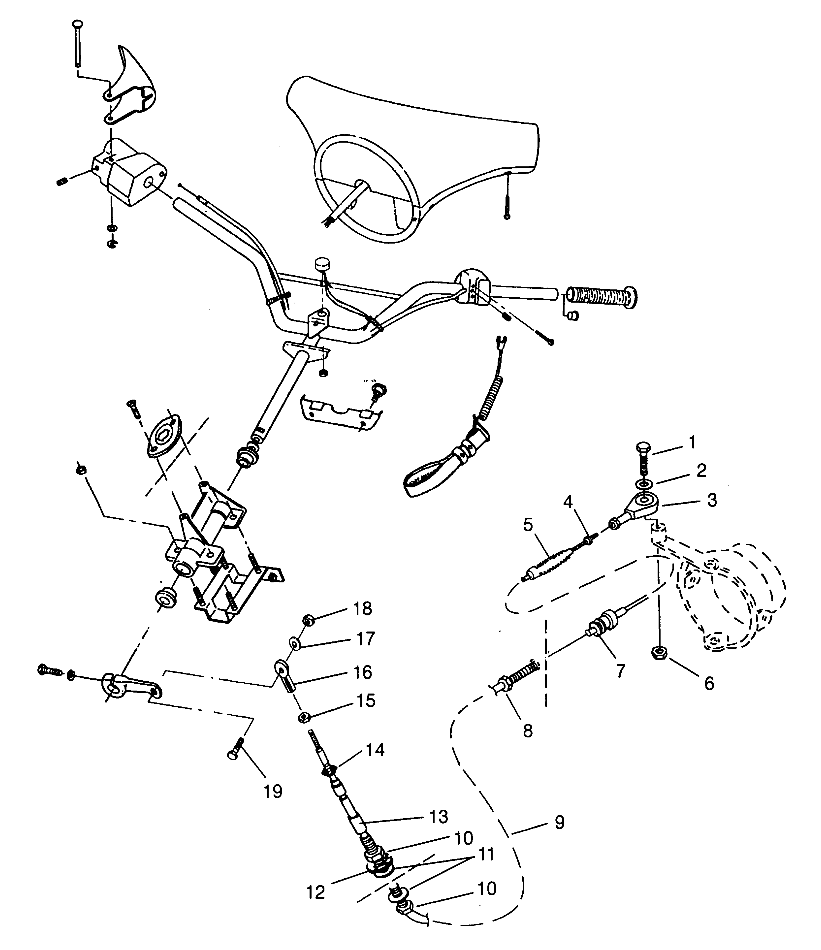 STEERING SL 700 B964066 and  Intl. SL 700 I964066 (4935633563A014)