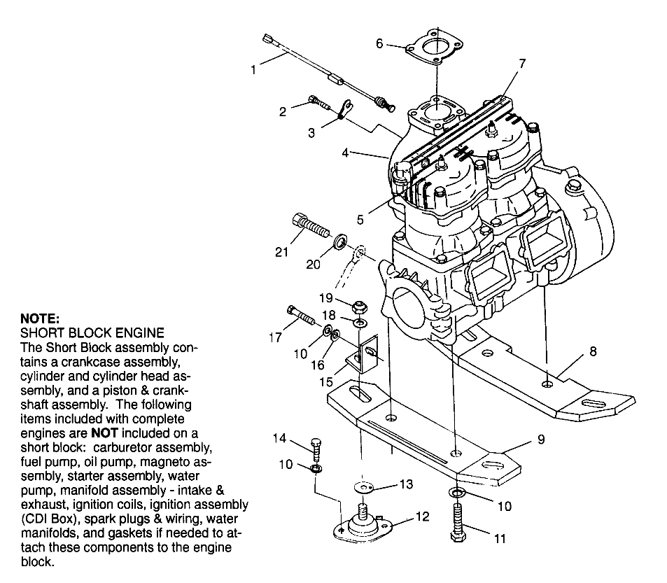 ENGINE MOUNTING SL 700 B964066 and Intl. SL 700 I964066 (4935633563B001)