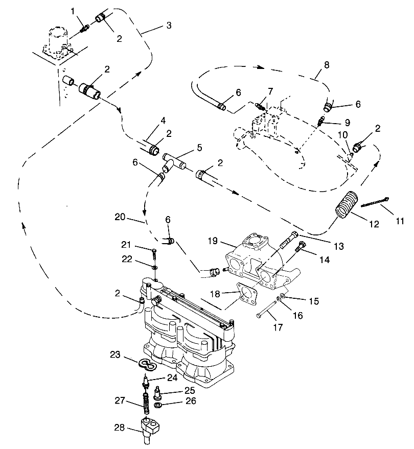 COOLING SYSTEM SL 700 B964066 and  Intl. SL 700 I964066 (4935633563B009)