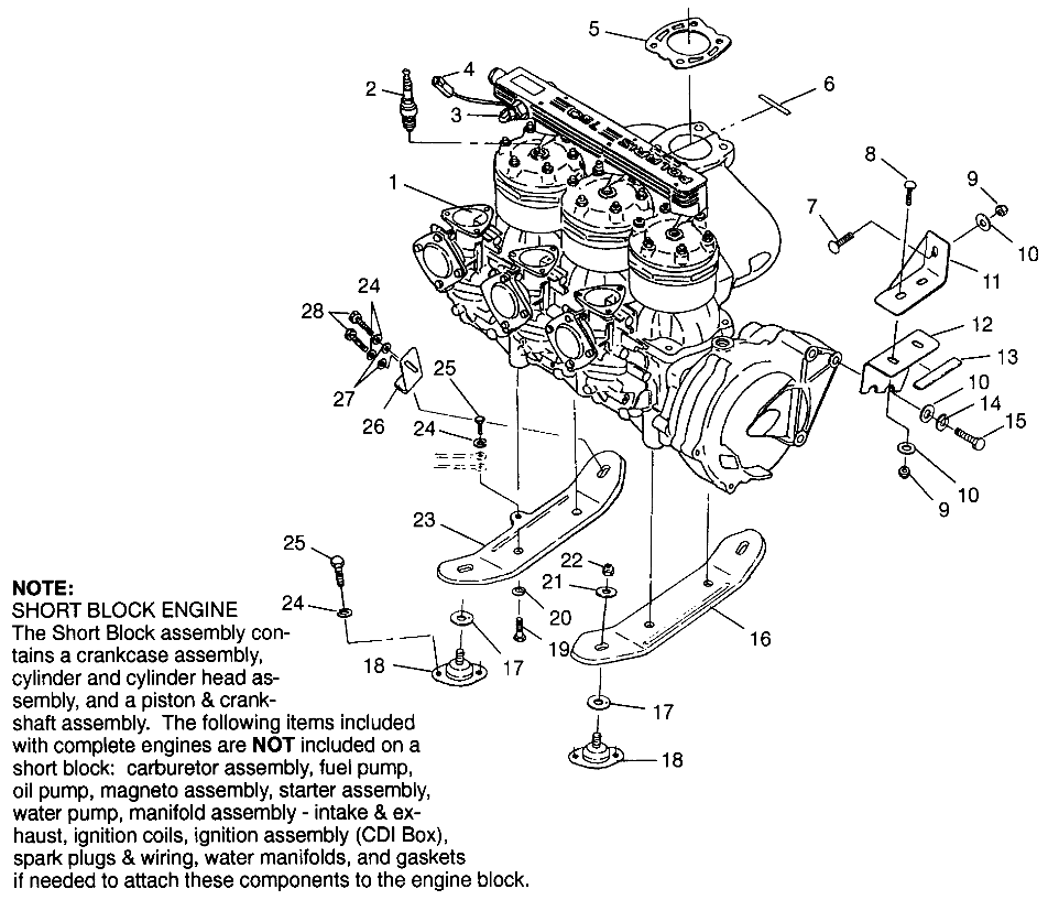 ENGINE MOUNTING SLT 780 B964588 and  Intl. SLT 780 I964588 (4935683568B001)