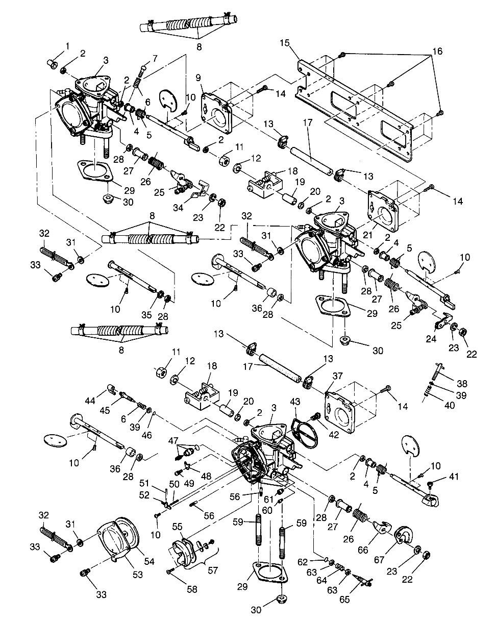 CARBURETOR SLT 780 B964588 and  Intl. SLT 780 I964588 (4935683568C003)