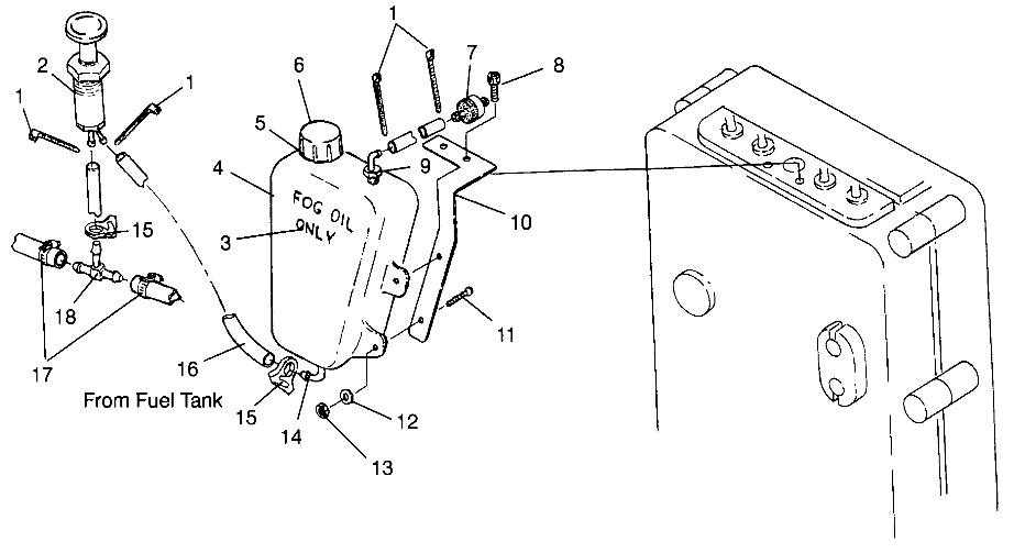 ENGINE FOGGING SYSTEM Intl. SLT 780 I964588 (4935683568C010)