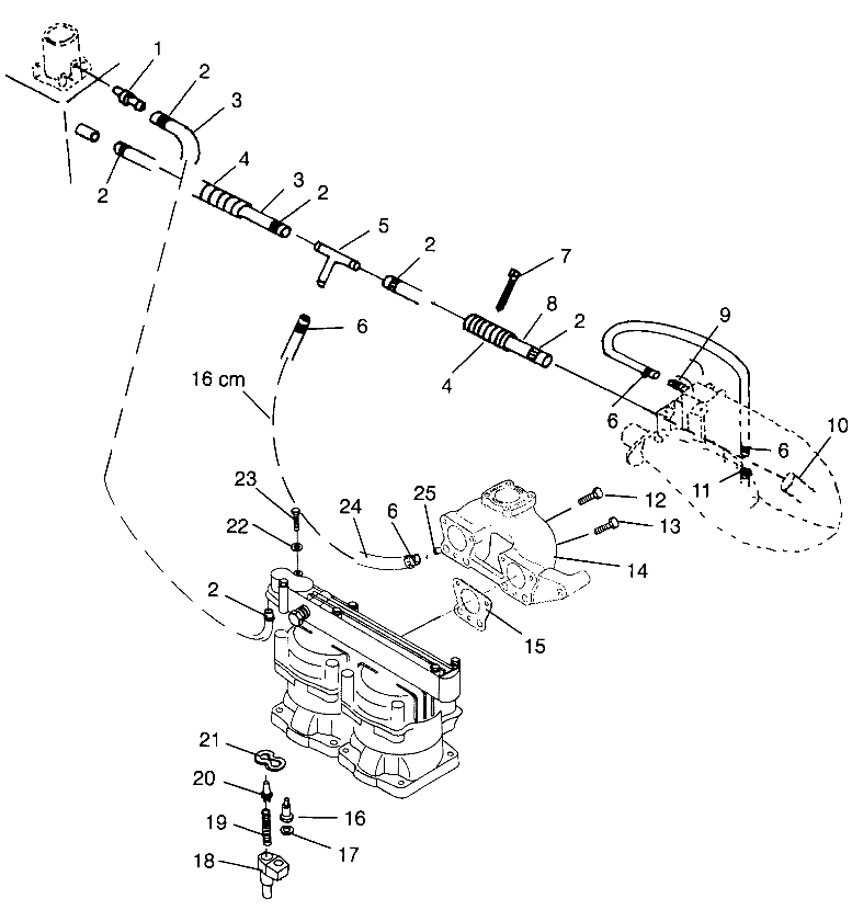 COOLING SYSTEM  HURRICANE B964466 and  Intl. HURRICANE I964466 (4935733573B007)