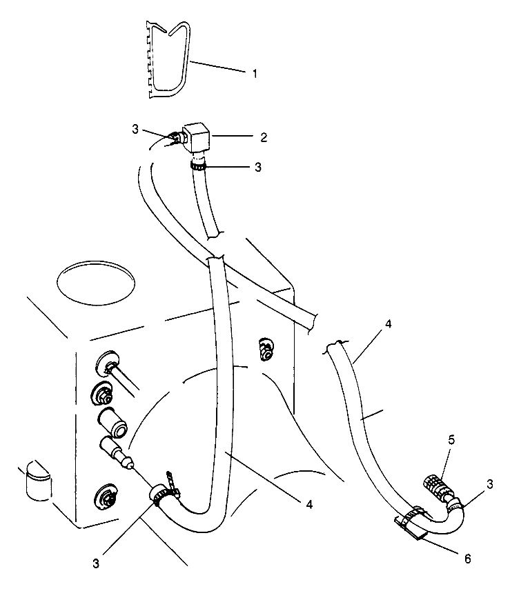 WATER SIPHON HURRICANE B964466 and  Intl. HURRICANE I964466 (4935733573B008)