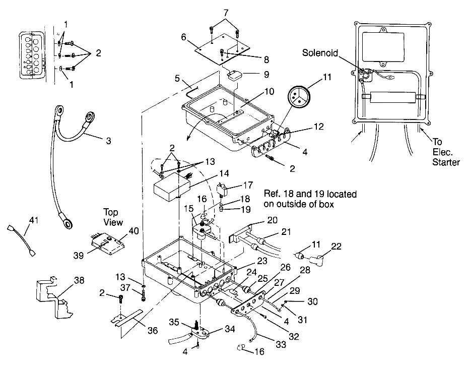 ELECTRICAL BOX HURRICANE B964466 and  Intl. HURRICANE I964466 (4935733573B010)