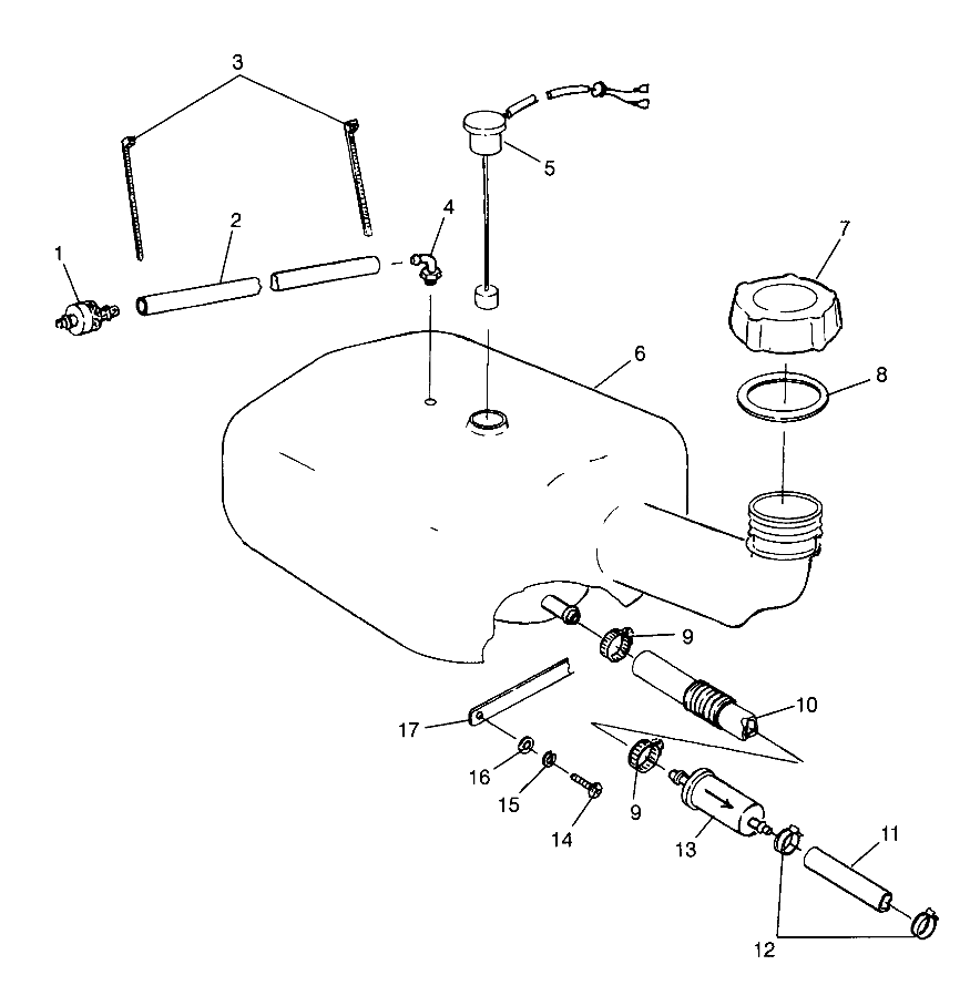 OIL TANK SLTX B964590 and Intl. SLTX I964590 (4935783578A014)