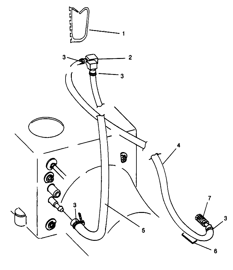 WATER SIPHON SLTX B964590 and Intl. SLTX I964590 (4935783578B008)