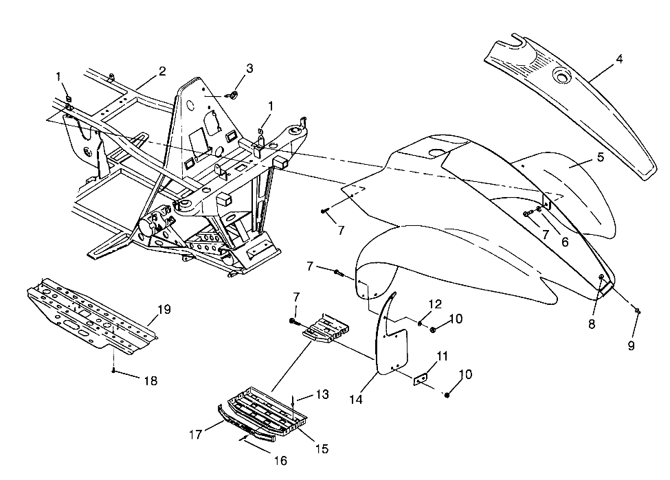 FRONT CAB Scrambler W967840 (4935823582A005)