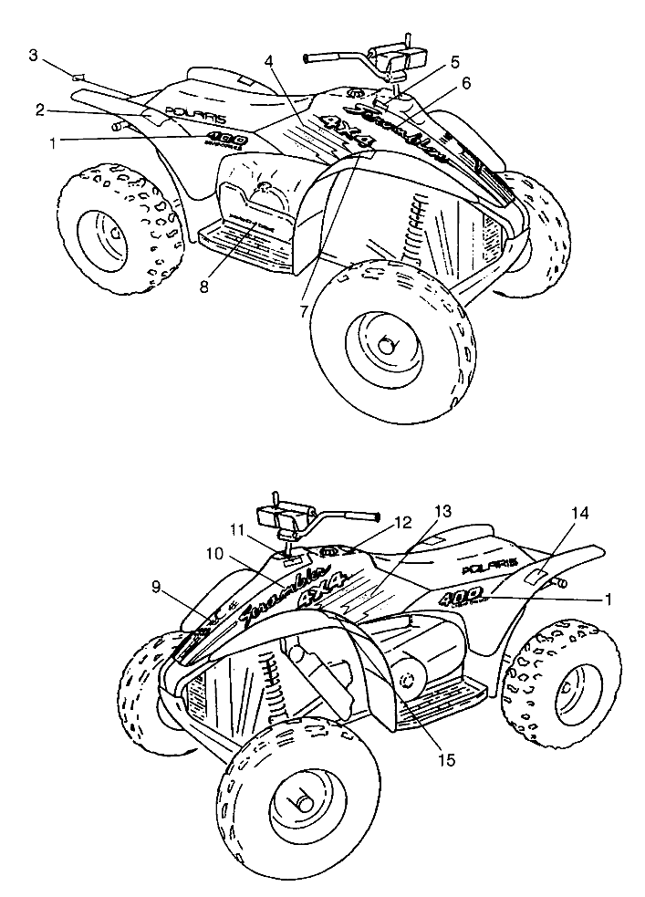 DECALS Scrambler W967840 (4935823582A008)