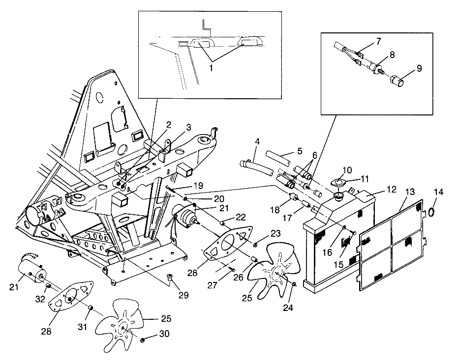 COOLING SYSTEM Scrambler W967840 (4935823582A010)