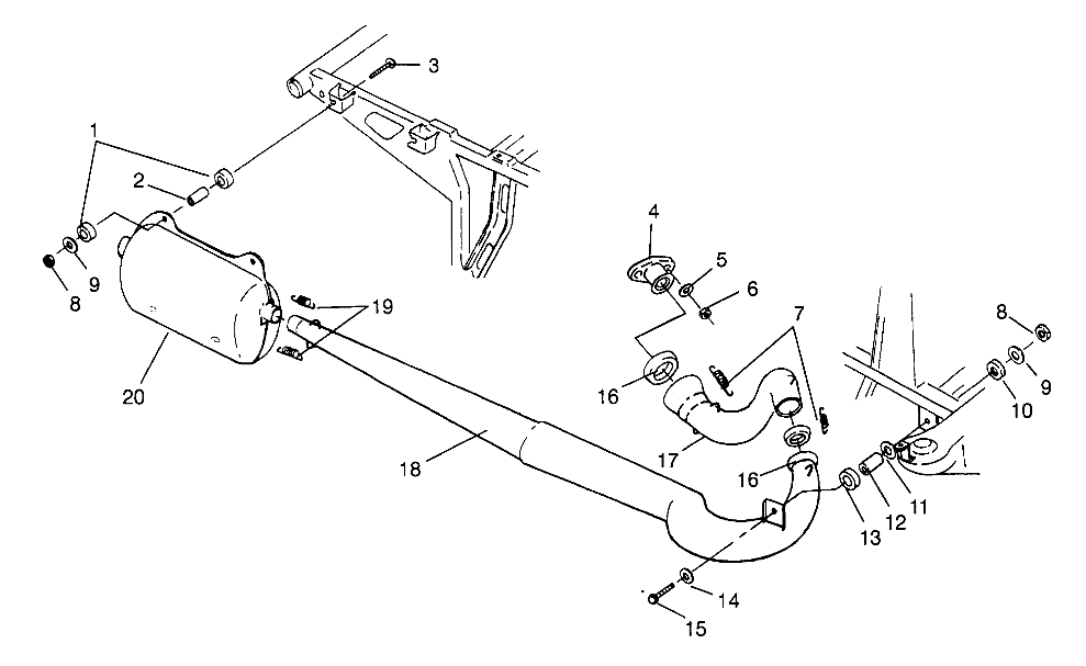 EXHAUST SYSTEM Scrambler W967840 (4935823582A011)