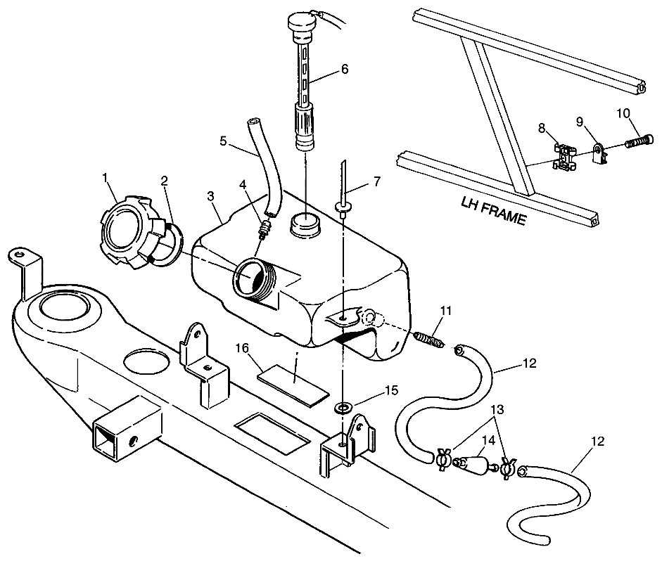 OIL TANK Scrambler W967840 (4935823582A013)