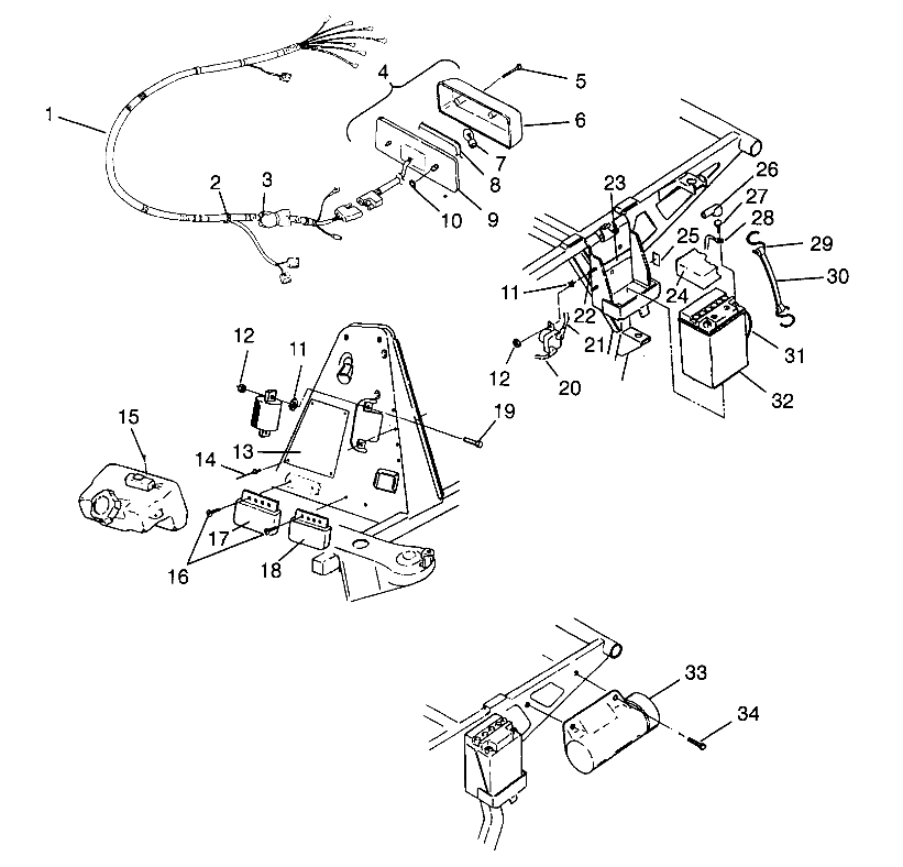 ELECTRICAL/TAILLIGHT Scrambler W967840 (4935823582C007)