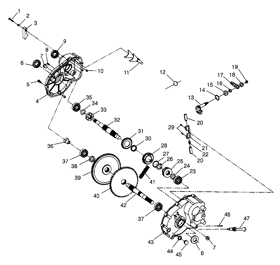 GEARCASE Scrambler W967840 (4935823582C009)