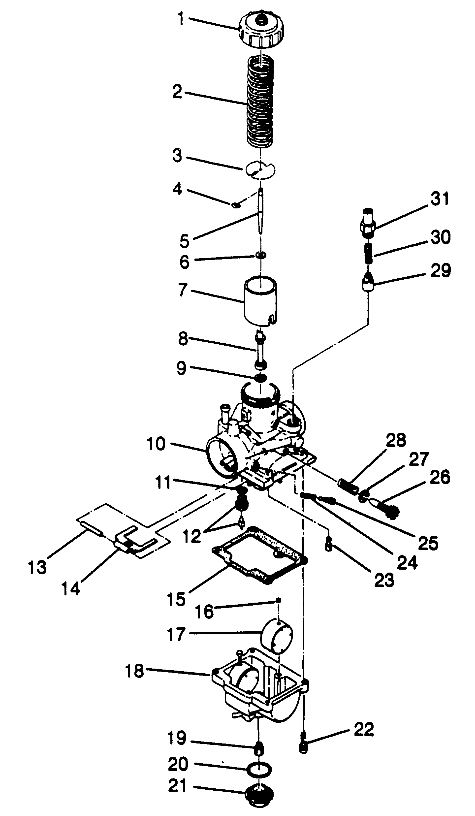 CARBURETOR Scrambler W967840 (4935823582D003)