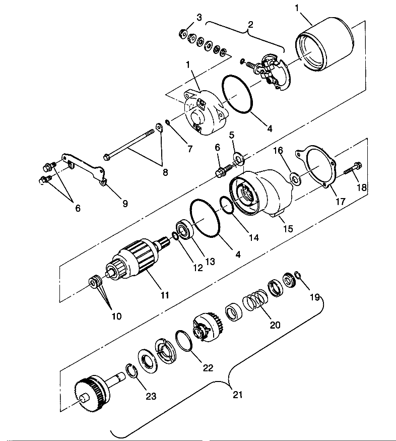 STARTING MOTOR Scrambler W967840 (4935823582D005)