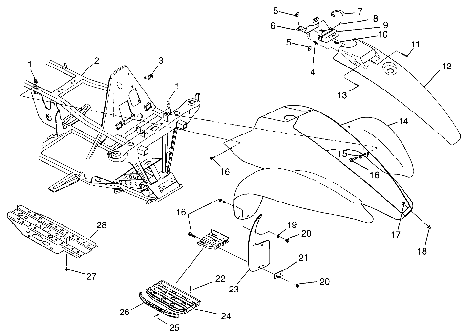 FRONT CAB - W968540 (4935863586A005)