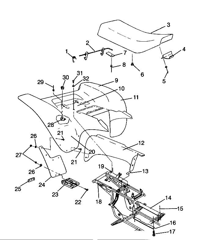 REAR CAB - W968540 (4935863586A006)