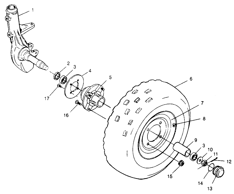 FRONT WHEEL - W968540 (4935863586B006)